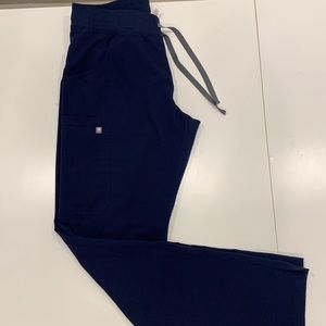 Figs Tall Livingston Basic Scrubs Pants - Navy, Medium Tall